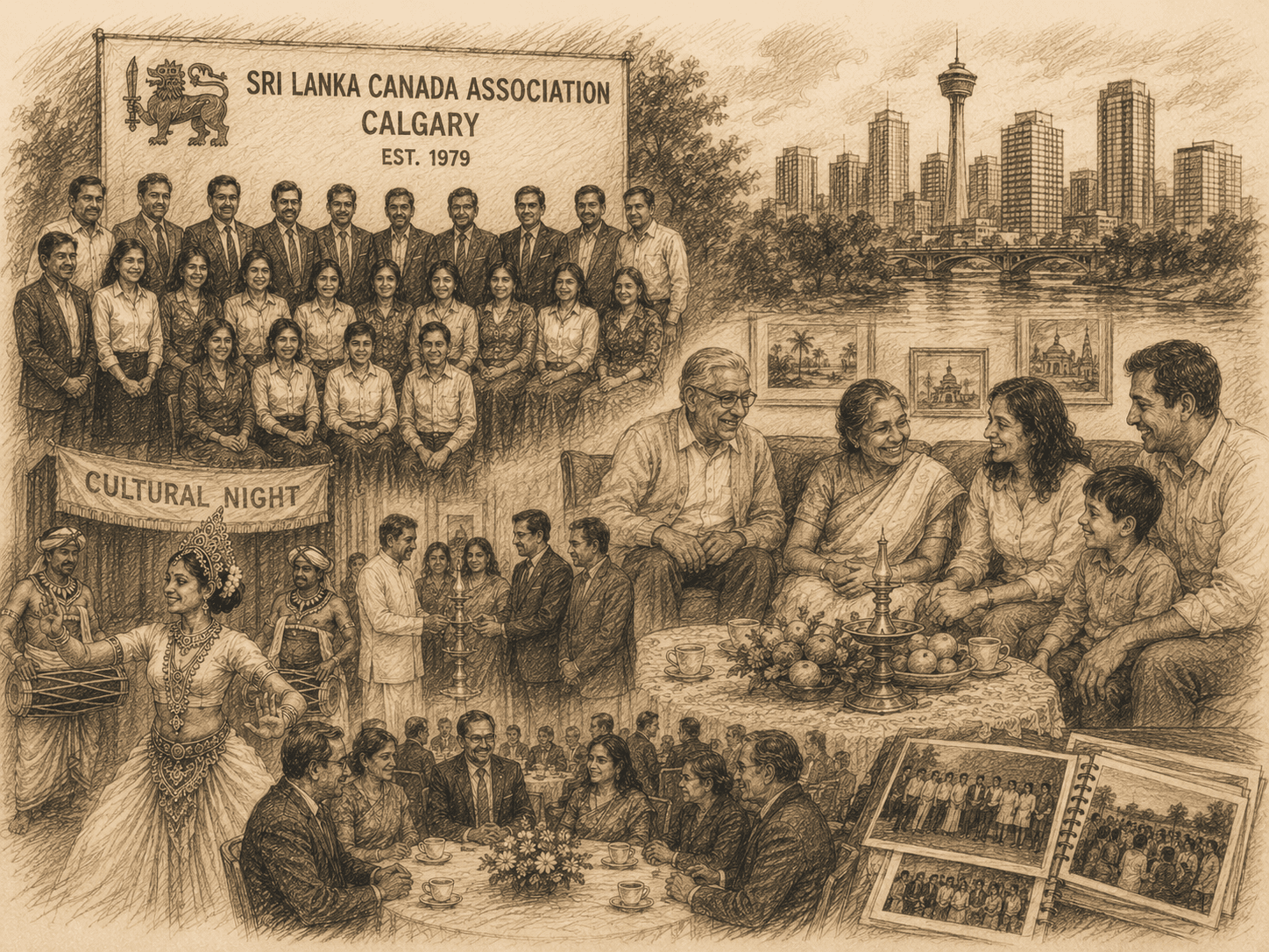 Sri Lanka Canada Association of Calgary history